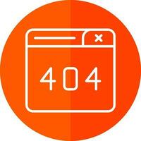 404 Error Vector Icon Design