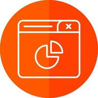 Chart Vector Icon Design