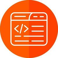 Web Coding Vector Icon Design