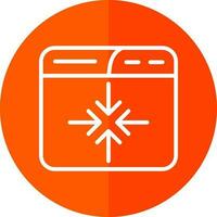 Minimize Vector Icon Design