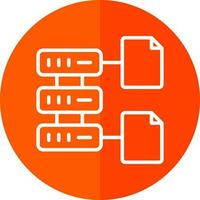 Database File Vector Icon Design