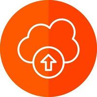 Cloud Upload Vector Icon Design