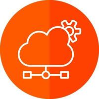 Cloud Computing Vector Icon Design