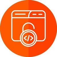 Unsecured Vector Icon Design