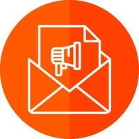 Email Marketing Vector Icon Design