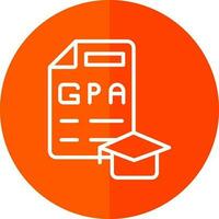 gpa vector icono diseño