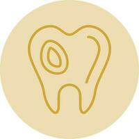 Caries Vector Icon Design