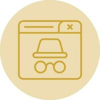 Incognito Vector Icon Design