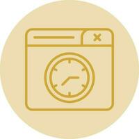 Clock Vector Icon Design