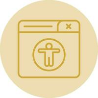 Accessability Vector Icon Design