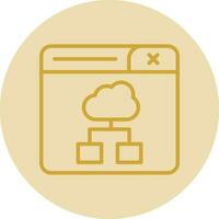 Cloud Computing Vector Icon Design