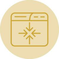 Minimize Vector Icon Design