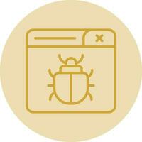 Bug Vector Icon Design