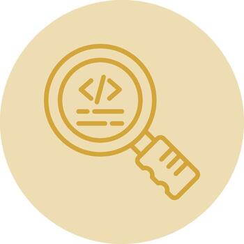 Quick Review Code Vector Icon Design