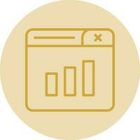 Statistics Vector Icon Design