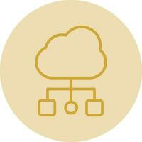Cloud Computing Vector Icon Design