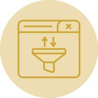 Funnel Vector Icon Design