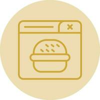 Fast Food Vector Icon Design