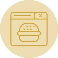 Fast Food Vector Icon Design