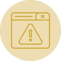 Error Vector Icon Design