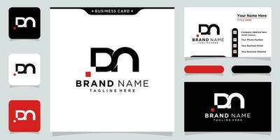 DN initial logo template vector design