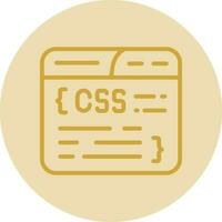 Css Coding Vector Icon Design