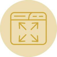 Expand Vector Icon Design