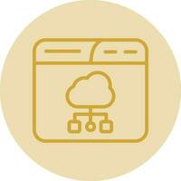 Cloud Vector Icon Design