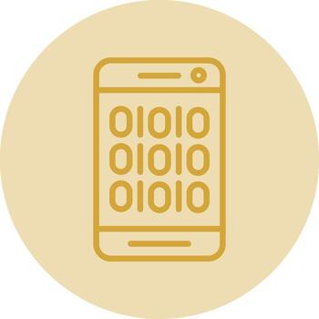 Binary Code Vector Icon Design