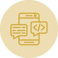 Conversation Vector Icon Design
