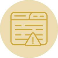 Warning Vector Icon Design