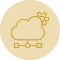 Cloud Computing Vector Icon Design