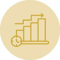 Bar Chart Vector Icon Design