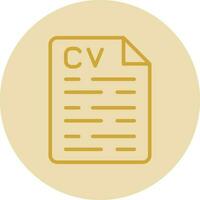 CV Vector Icon Design