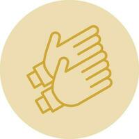 Clapping Vector Icon Design