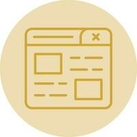 Web Site Vector Icon Design