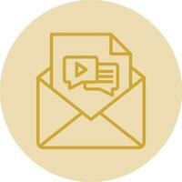 Email Marketing Vector Icon Design