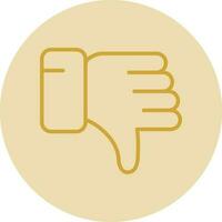 Dislike Vector Icon Design