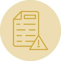 Warning Vector Icon Design