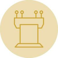 Podium Vector Icon Design