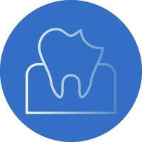 Dental Caries Vector Icon Design