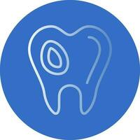 Caries Vector Icon Design