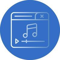 Music Player Vector Icon Design