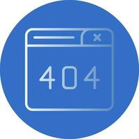 404 Error Vector Icon Design