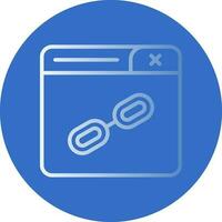 Web Link Vector Icon Design