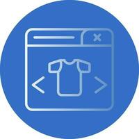 Clothing Store Vector Icon Design