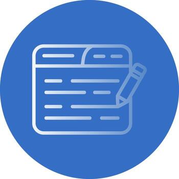 editar diseño de icono de vector de código