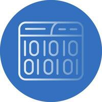 Binary Code Vector Icon Design