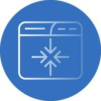 Minimize Vector Icon Design