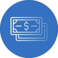 Dollar Note Vector Icon Design